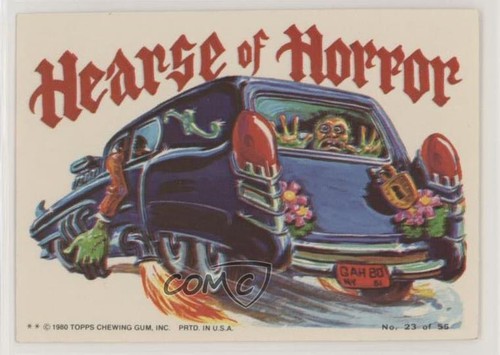 1980 topps weird wheels hearse - 1980,