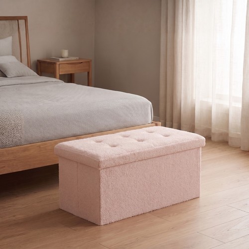 Ottoman storage toy box teddy - box,