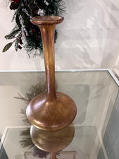 Tall glass vase with extra