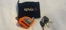 Kovix 6mm Alarm Disc Lock Fluo Orange Motorcycle Security