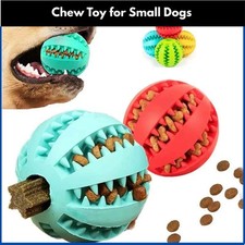 Puppy Toys Dog Toy Food Treat Interactive.Puzzle Ball for Tooth Teething Pet UK