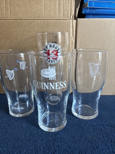 Mix guinness pint glasses - pint,