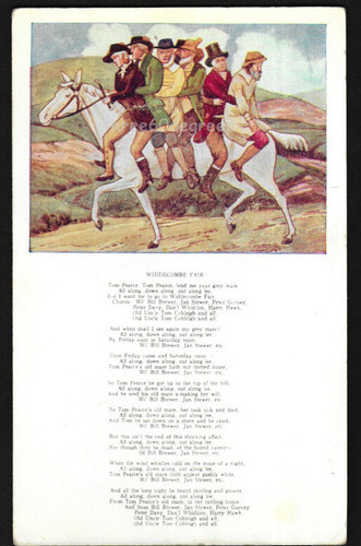 Early devon postcard widecombe - devon, postcard:widecombe