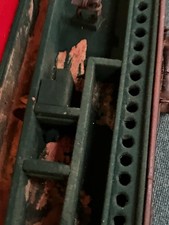 Antique leather gun case - gun,