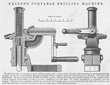 Nelson's Portable drilling
