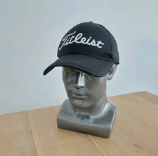Titleist Mens Golf Baseball Cap Hat Logo Adjustable Sports / One Size / Black