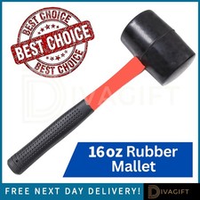 RUBBER MALLET HAMMER 16OZ
