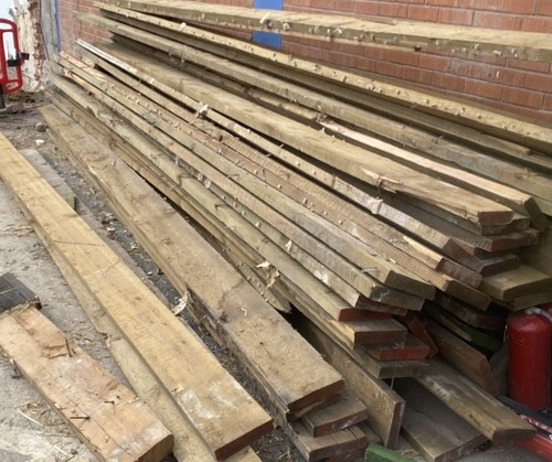 Reclaimed joists 18ft long - joists,