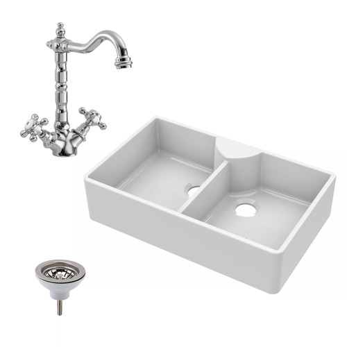 Traditional fireclay double - traditional,