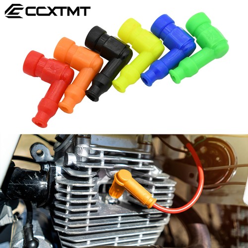 Spark plug cap rubber threaded - plug,