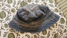 Dirty Denim Bucket Hat Y2K