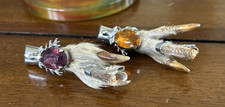 Pair Of Vintage Grouse  Rabbit
