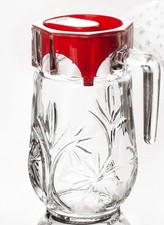 1.8L Glass Jug Ribbed Pitcher