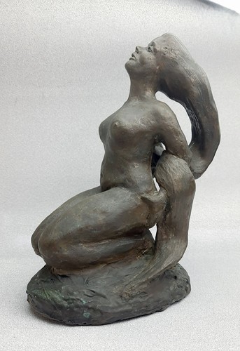 Cold cast bronze statue nude - cold,