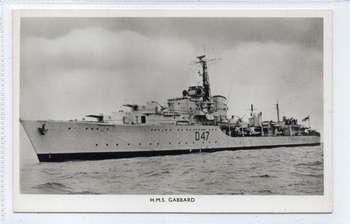 Hms gabbard d47 naval - "gabbard", d47:
