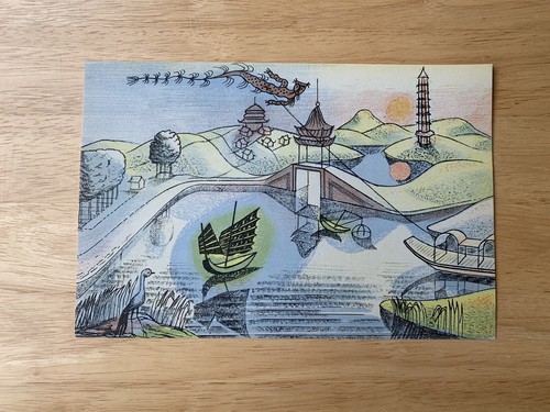Edward bawden lithograph - –,