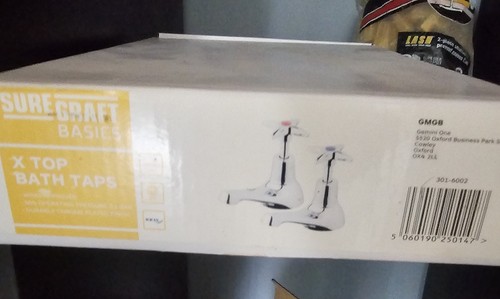 Bath taps chrome x top - x,