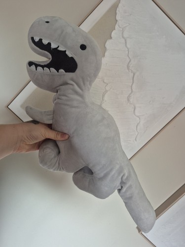 Grey rex dinosaur - t-rex, toy