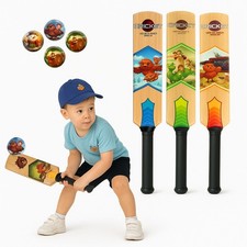 Kids Cricket Bat and Ball Set Indoor Outdoor Garden Game Sports Premium Toy 55cm