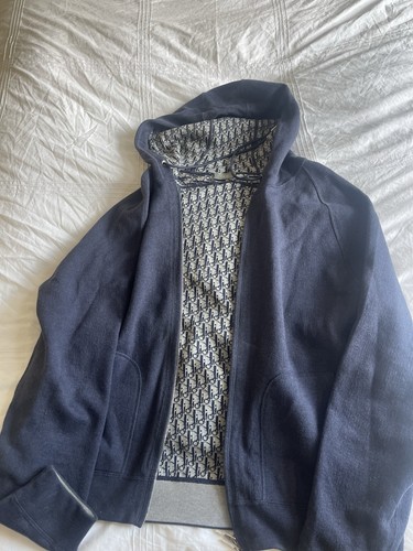 Dior zip hoodie - up, navy