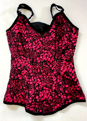 Vollers england corset red - england,