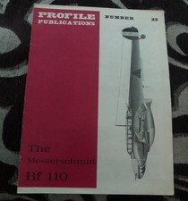 Aircraft Profile Publications magazine No 23 Messerschmitt Bf 110
