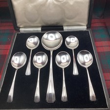 Cased Set Silver Plated