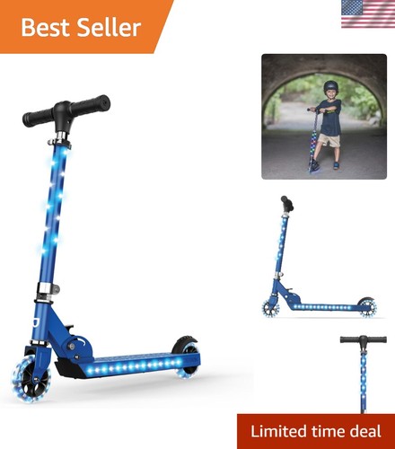 Light kick scooter for kids - light-up,