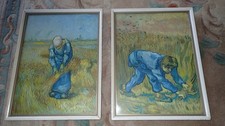 2 X  Antique/Vintage Van Gogh Print  c.1930s–50s -LOVELY