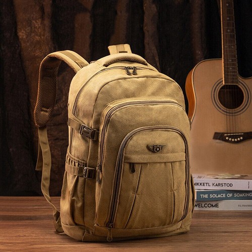 Men large canvas backpack - men's,
