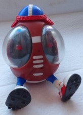 Vintage Old Retro Keyring Key Plastic Large Red OOglies Helicopter Untested 