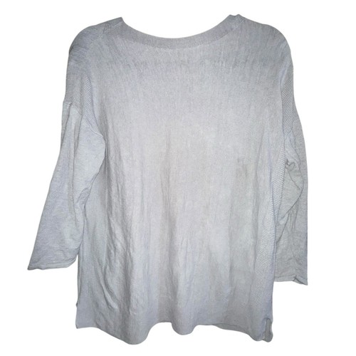 Jill linen boxy pullover - j,