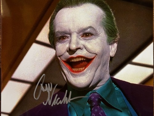 Jack nicholson batman signed - batman,