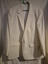 Mens White Dinner Jacket Size