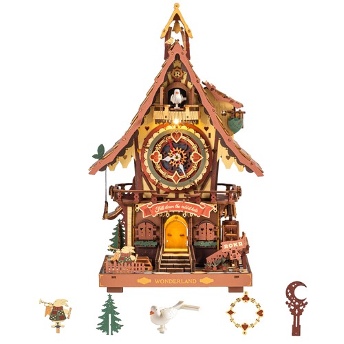 Rokr cuckoo clock wooden - cuckoo,