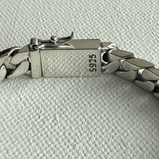 925 Sterling Silver Curb Chain Bracelet • 20cm • 28g • Men’s / Unisex • S925