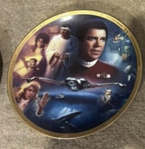 Star trek collector plate - trek,