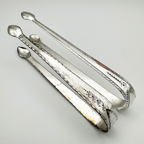 Georgian pairs sugar tongs - georgian,