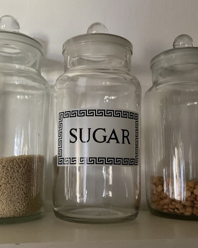 Glass stopper sugar - sugar, with