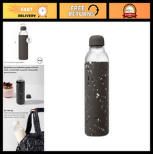 Reusable glass water bottle - reusable,