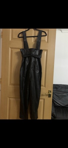Bershka ladies black faux - ladies,