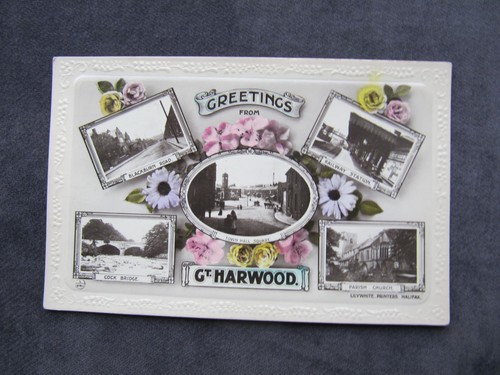 Very old postcard greetings - very,