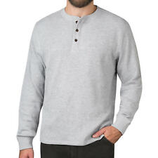 Mens Thermal Henley Jumper Top