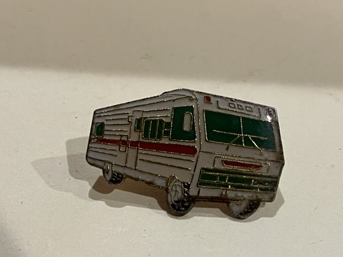 Vintage motorhome camper pin - motorhome,