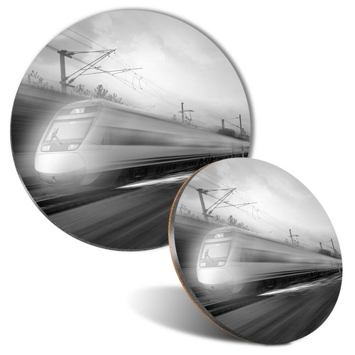Mouse mat coaster set bw - set,