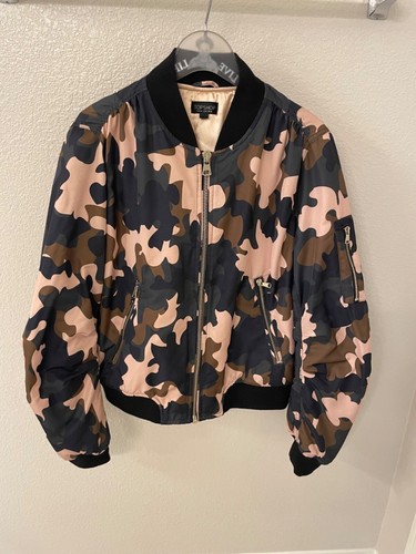 Topshop bomber camo zip - topshop,