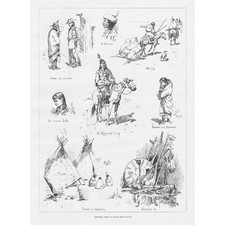 Scenes on a Native American