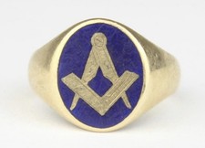 Antique 1926 18ct Gold Masonic