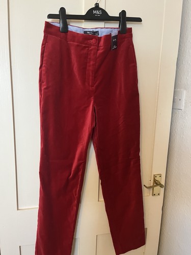 Red velvet and trousers - and, s