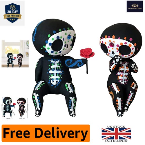 Handmade sugar skull - handmade, couple